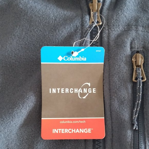 🆕 Columbia Men's Fleece Falls II Full Zip, Medium - Dark Mountain. NWT, Auth. - Picture 5 of 7